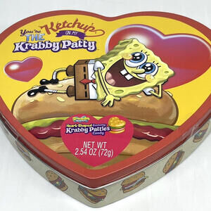 SpongeBob Squarepants Valentine Candy Tin BRAND NEW Unopened Gummy Candies